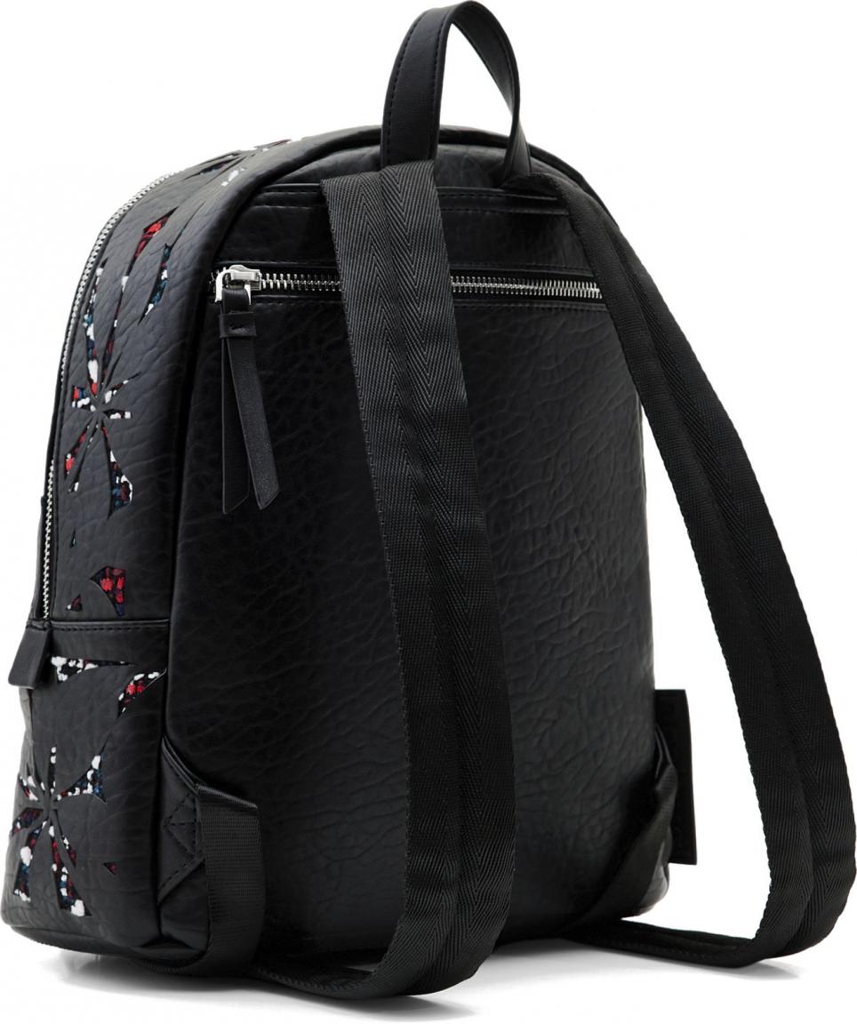 Daypack Desigual Onyx Mombasa Mini Negro Bucle 