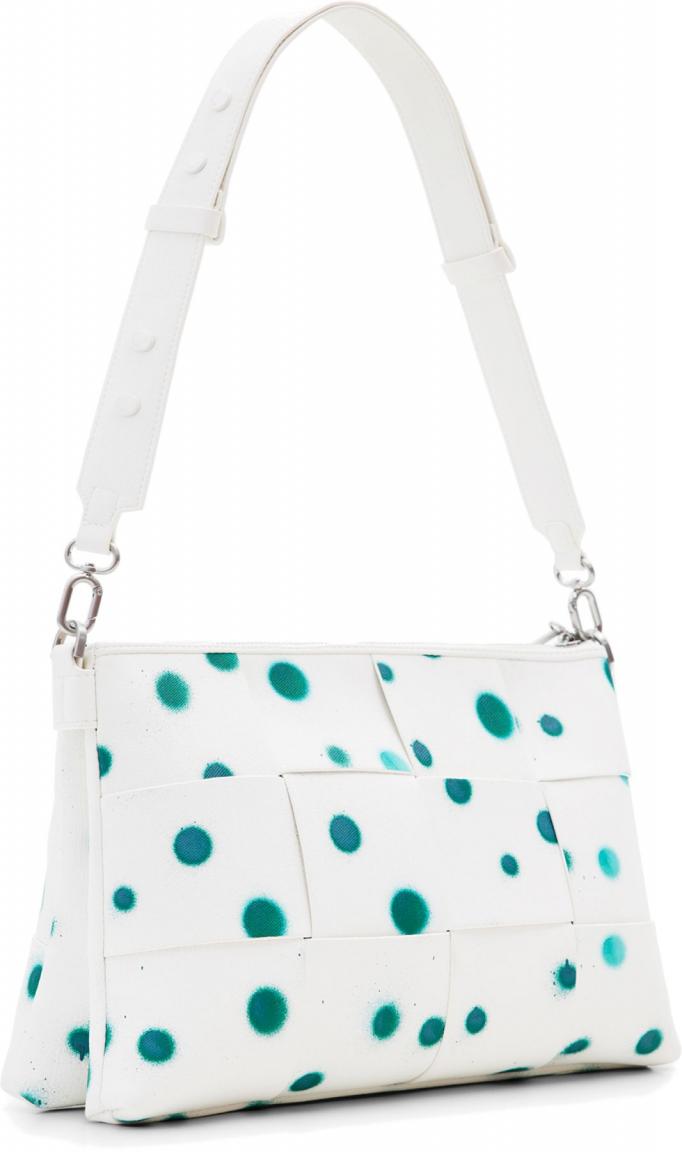 Desigual Crossovertasche New Splatter Dortmund Maxi Blanco 