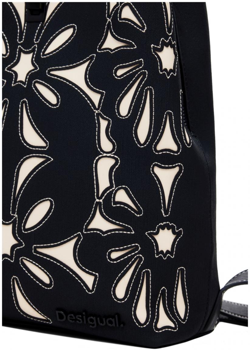 Desigual Damenrucksack Sybilla Cutouts schwarz Sumy Mini