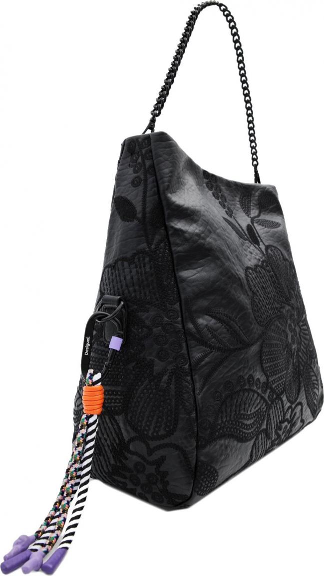 Desigual Damentasche Floral Loverty 3.0 Alpha Nero