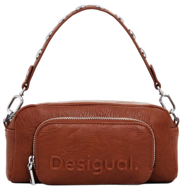 Desigual Damentasche Prades Logo cognac braun