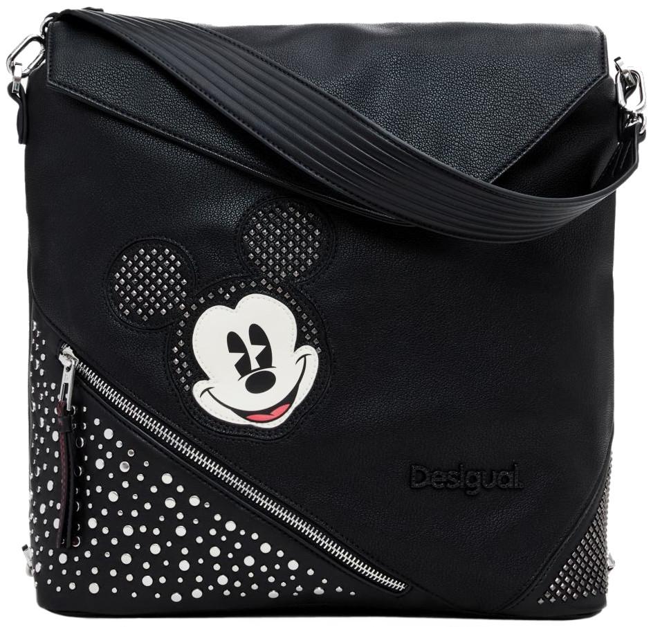 Desigual Taschenrucksack rockig Mickey Mouse Studiostyle schwarz Überschlag