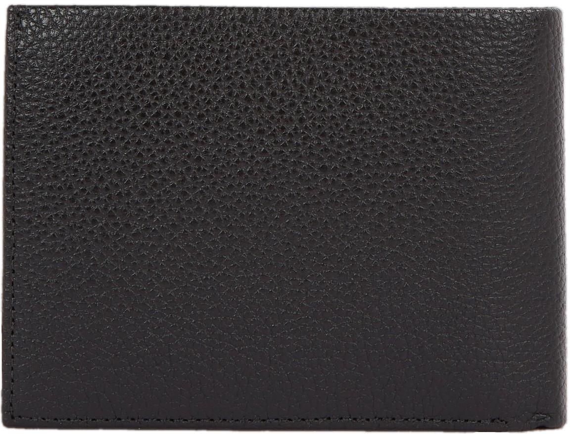 Dollarvisit Calvin Klein Warmth Trifold 10CC Coin schwarz genarbtes Leder