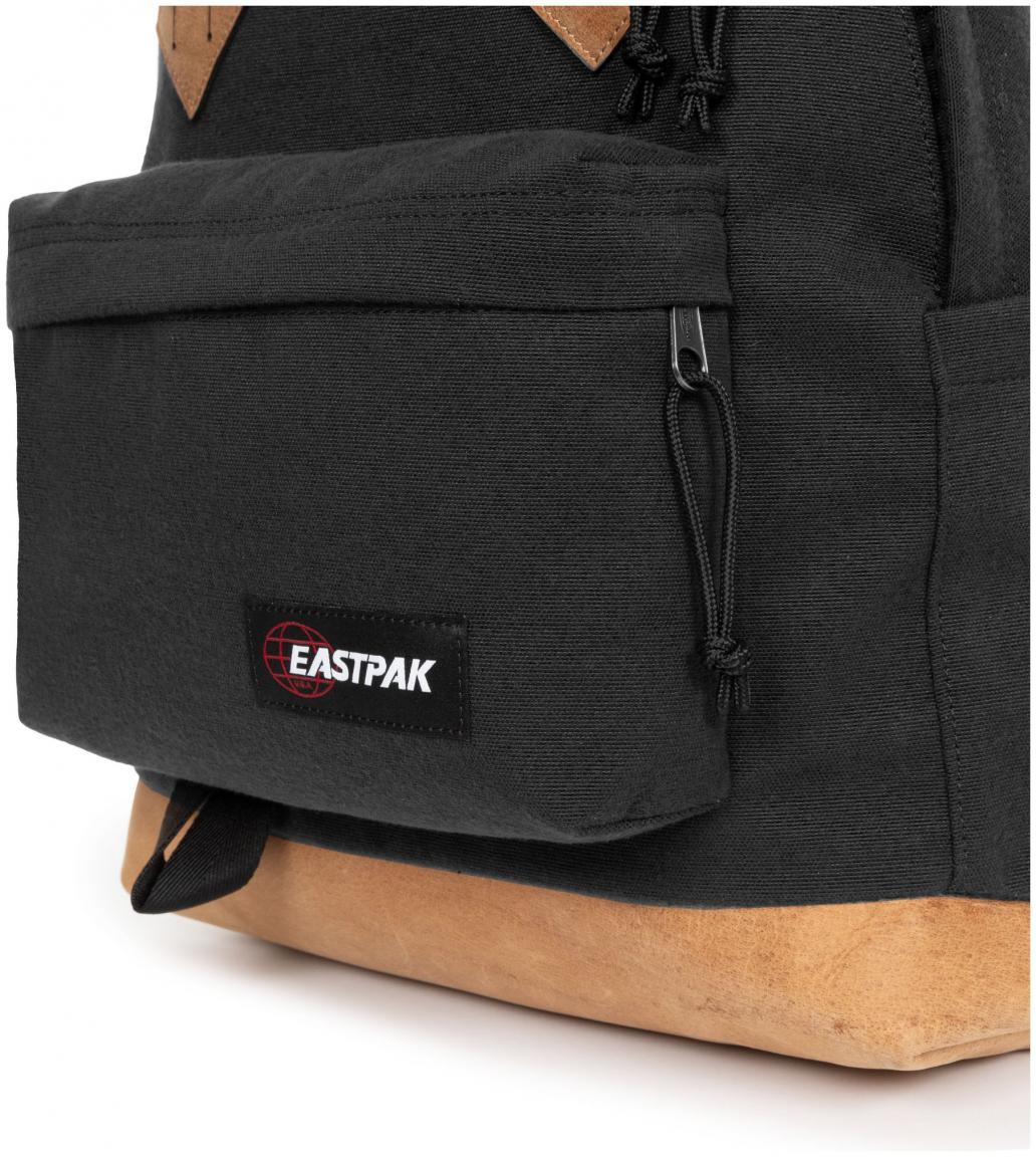 Eastpak Freizeitrucksack Wyoming EP Return Black schwarz Lederdetails