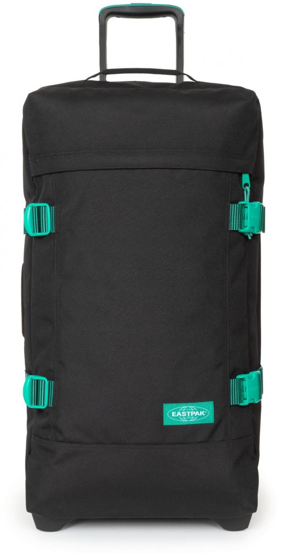 Eastpak Tranverz Kontrast Stripe Black schwarz grün Reisetasche Trolley L