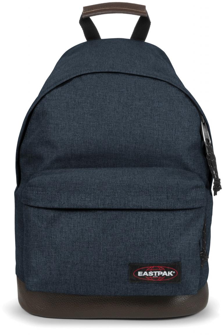 Eastpak Wyoming Rucksack mit Lederboden Triple Denim Blau