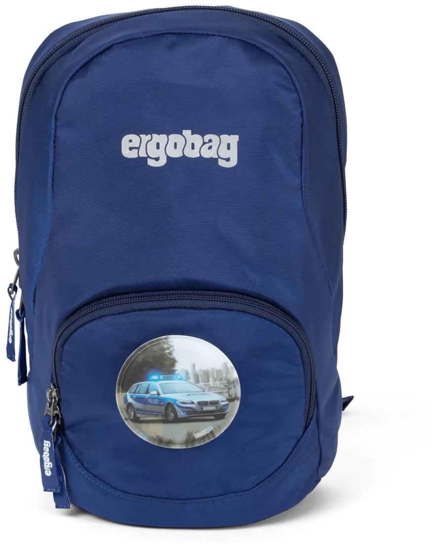 Ergobag Ease Small dunkelblauer Kinderbackpack Polizei Blaulicht