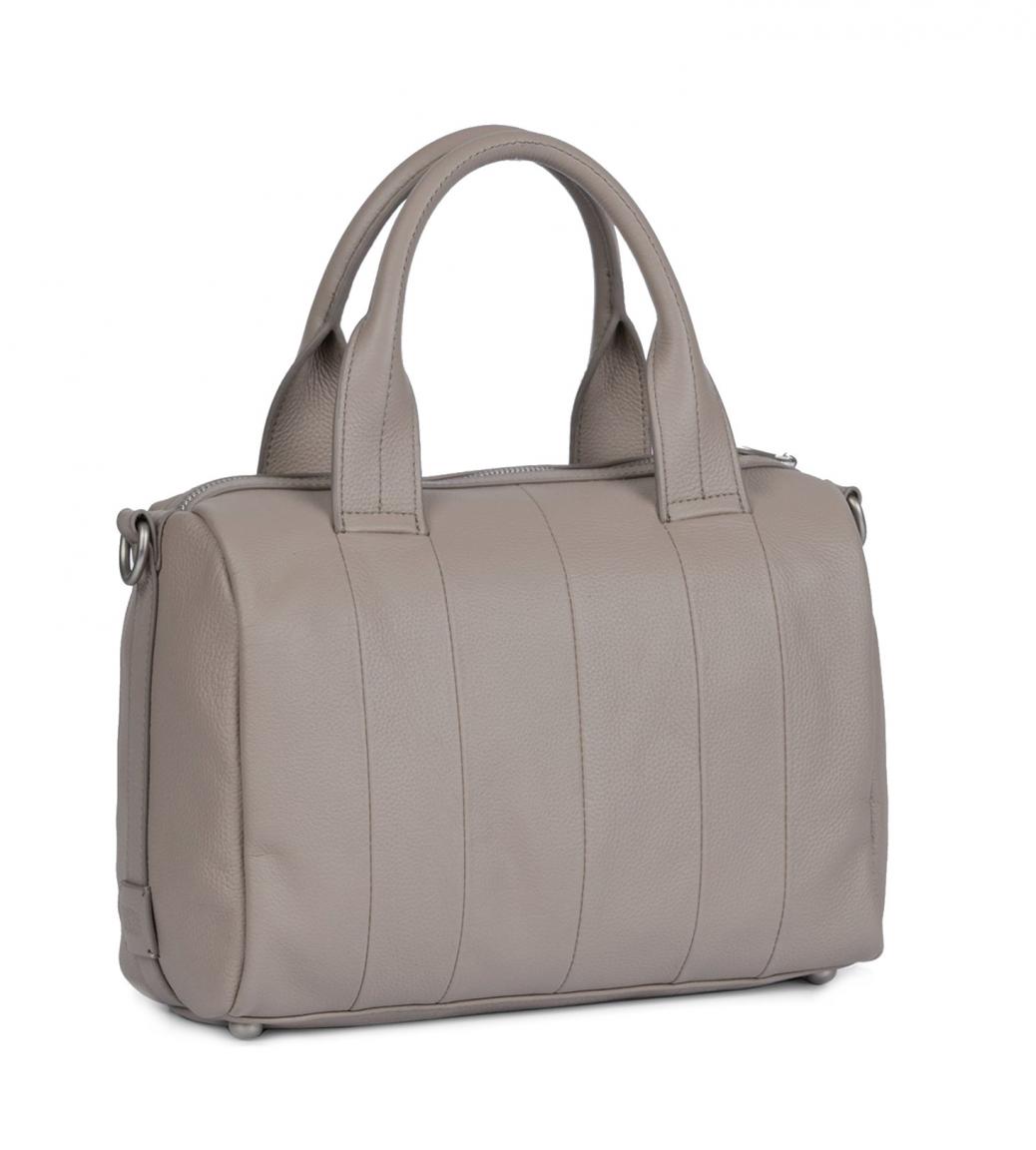 FREDsBRUDER Damen Ledertasche Feeling Good Warm Grey