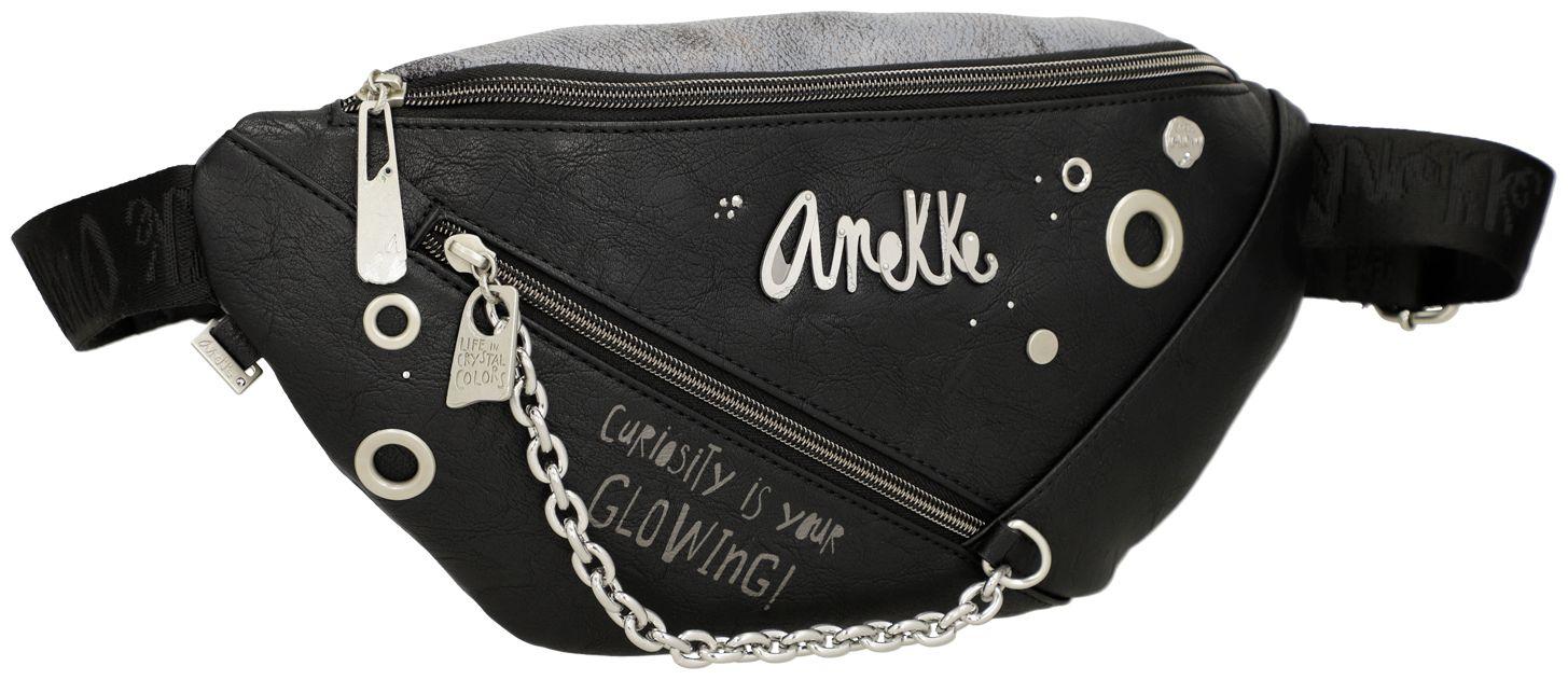 Fanny Bag Anekke Core Crust Schwarz Nietendekor Crossover