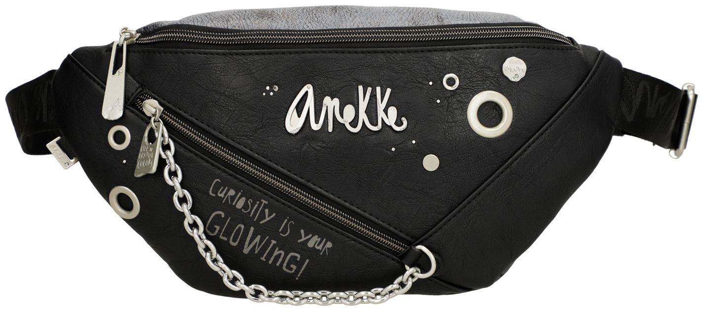 Fanny Bag Anekke Core Crust Schwarz Nietendekor Crossover