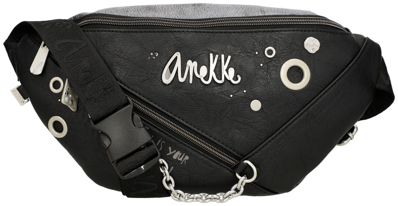 Fanny Bag Anekke Core Crust Schwarz Nietendekor Crossover