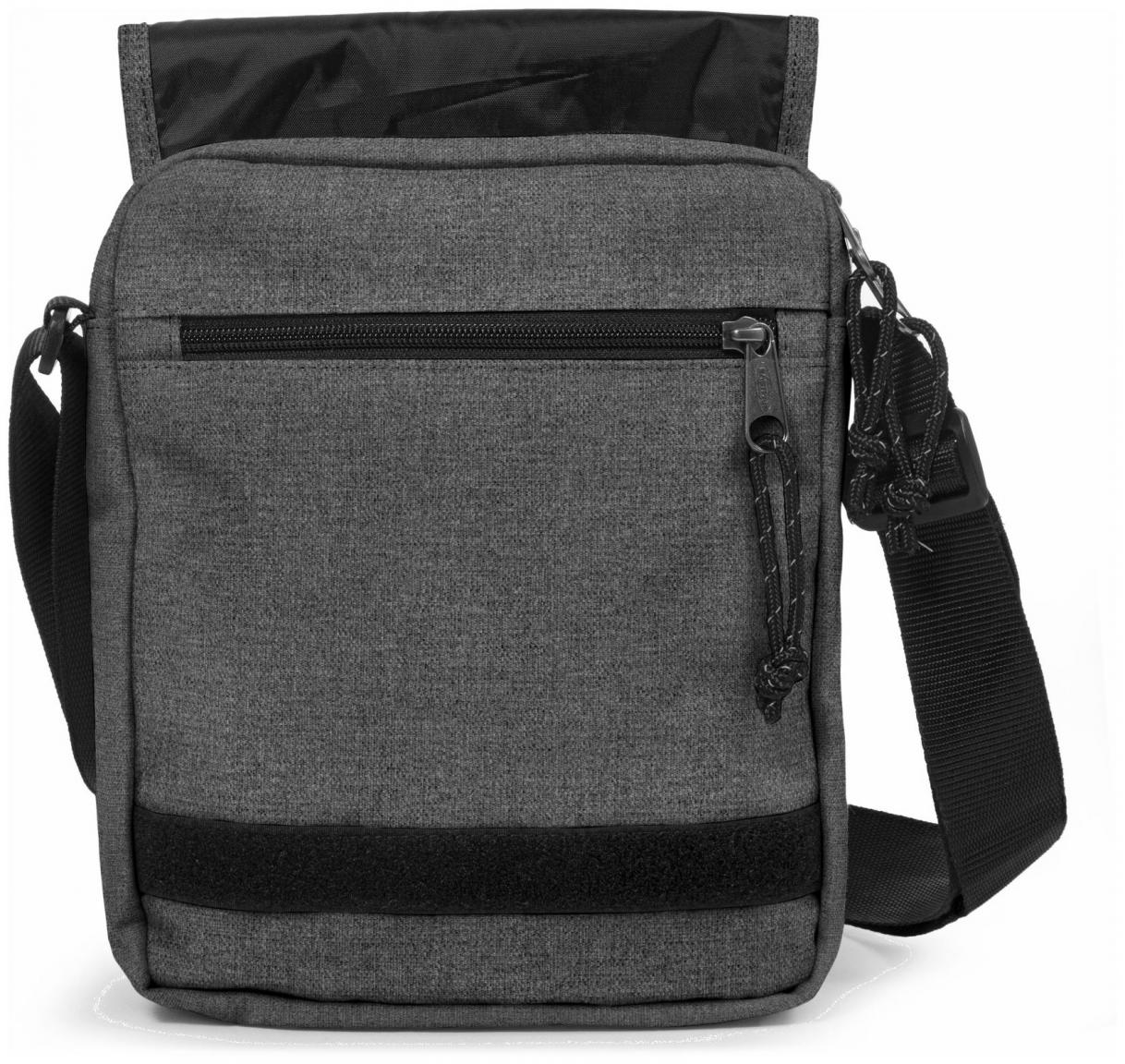 Freizeittasche Perlon Eastpak Flex recycled Black Denim grau meliert