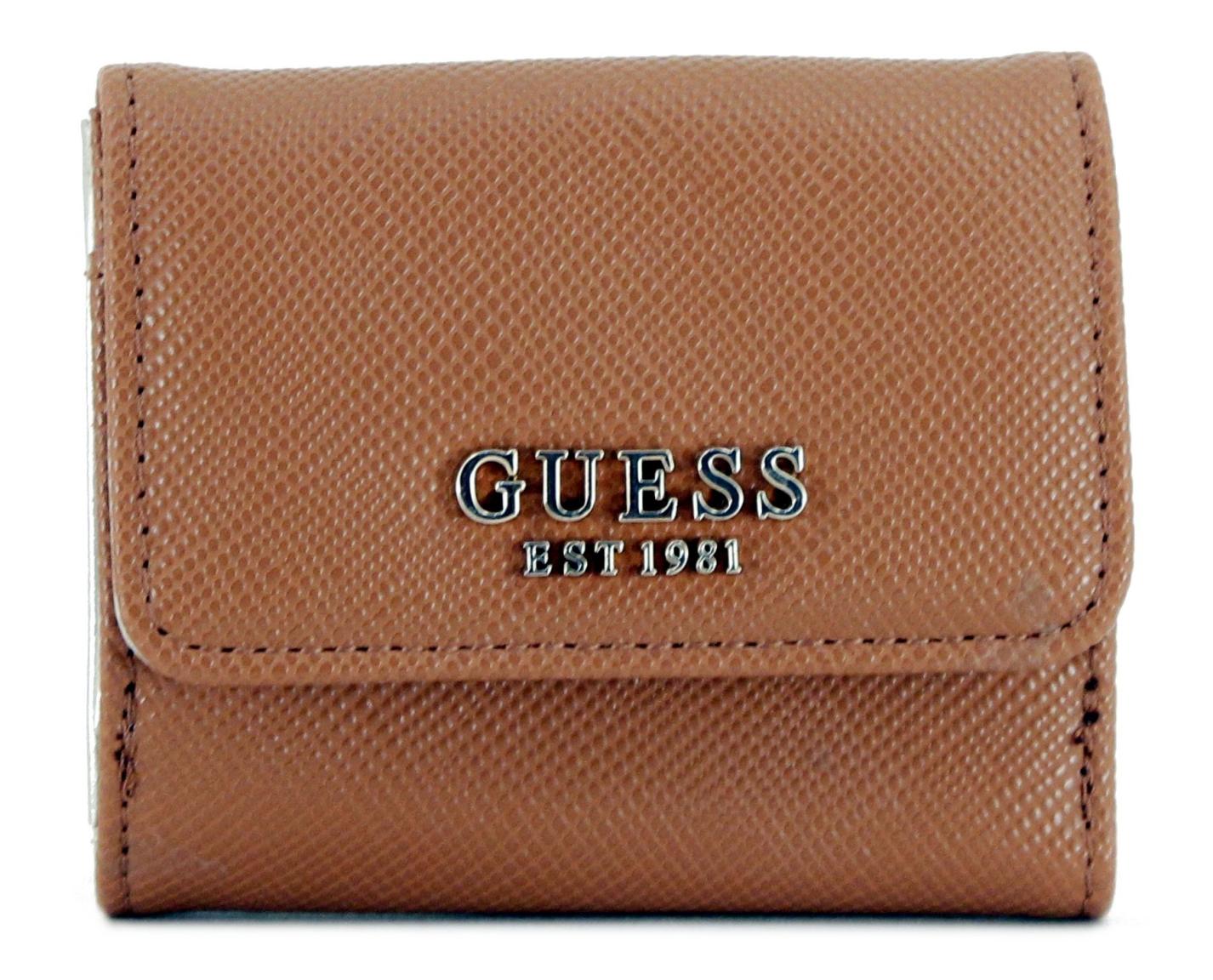 Geldtasche Guess Laurel Pale Cloud Hellblau genarbt