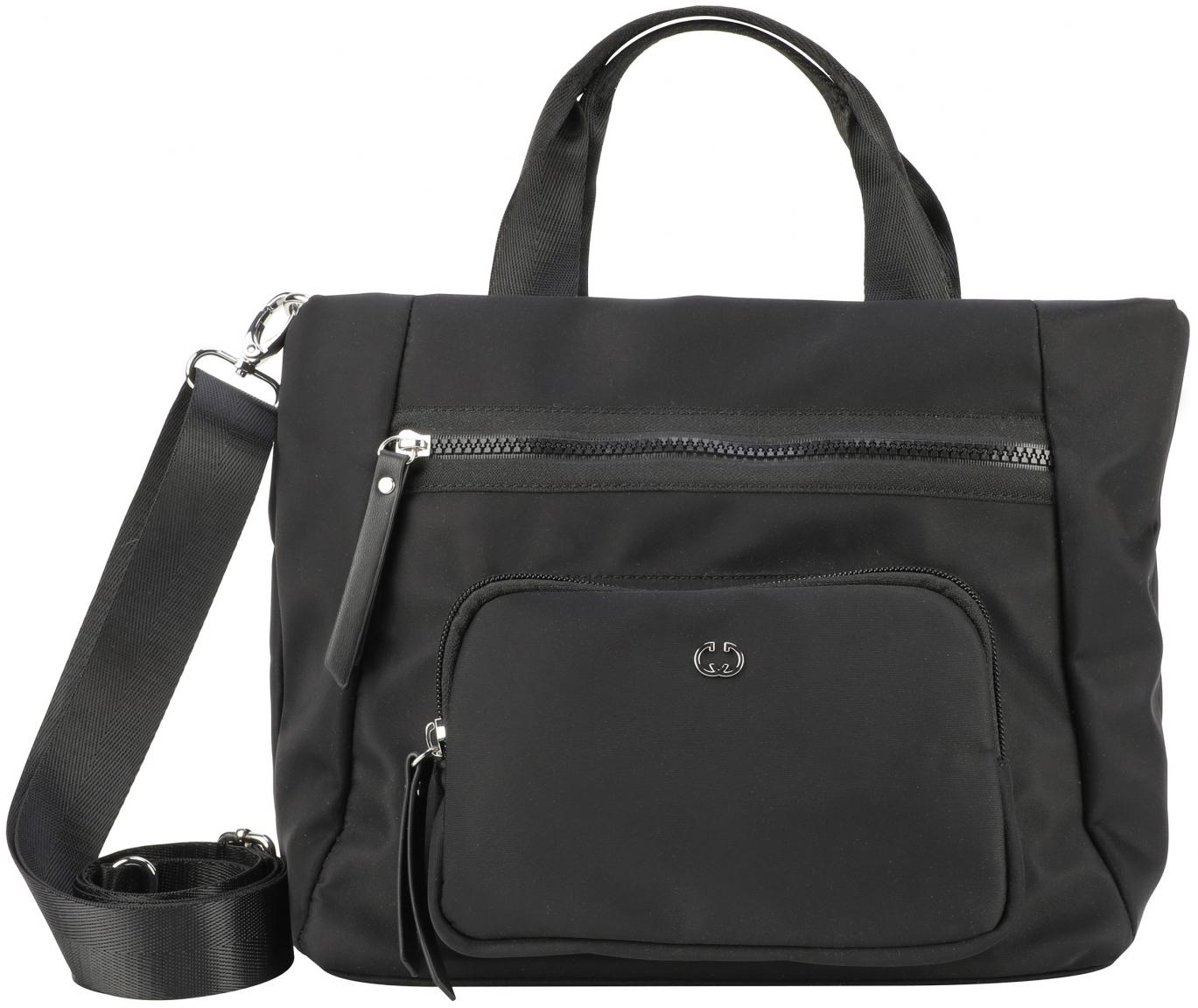 Gerry Weber Echoes Handbag MHZ Black Nylon Henkeltasche Black