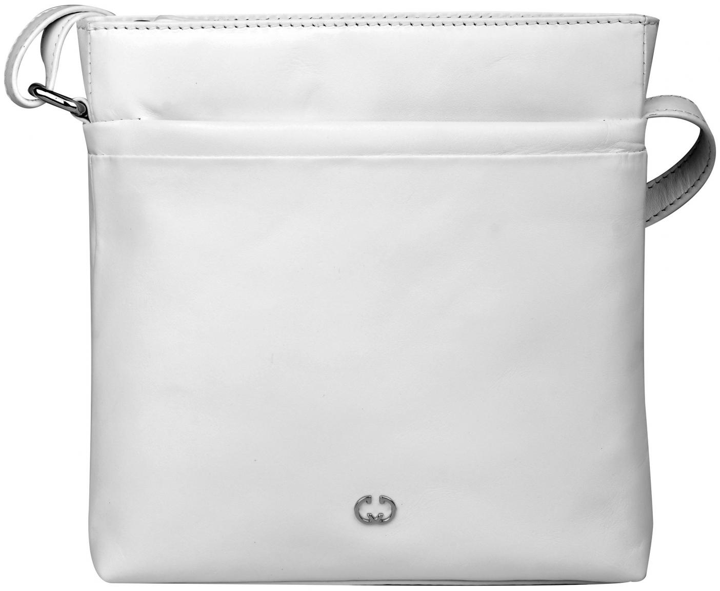 Gerry Weber Umhängetasche Leder Piacenza Shoulderbag SVZ white