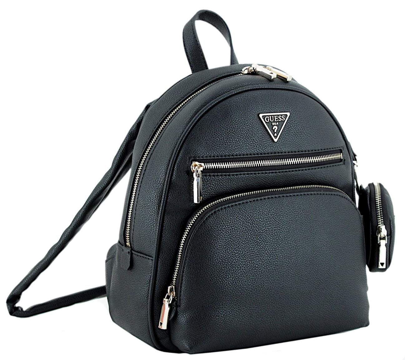 Guess Cityrucksack Power Play Black Ordnungssystem