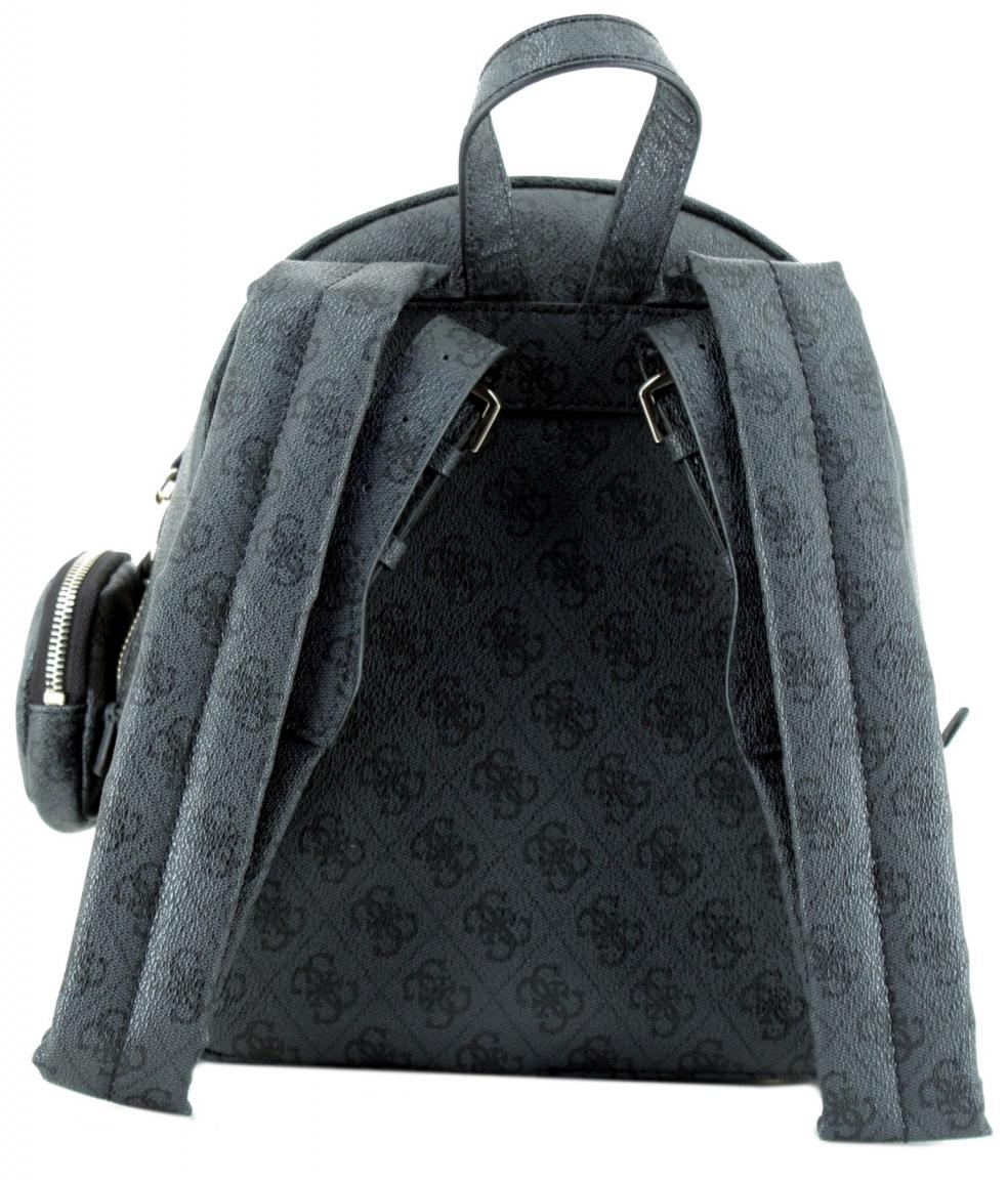 Guess Cityrucksack Power Play Black Ordnungssystem