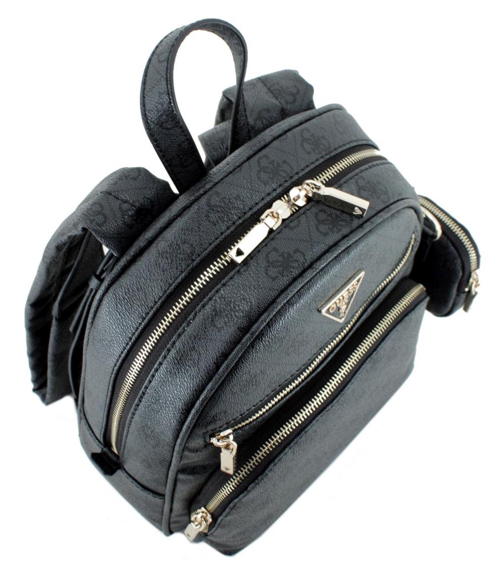 Guess Cityrucksack Power Play Black Ordnungssystem