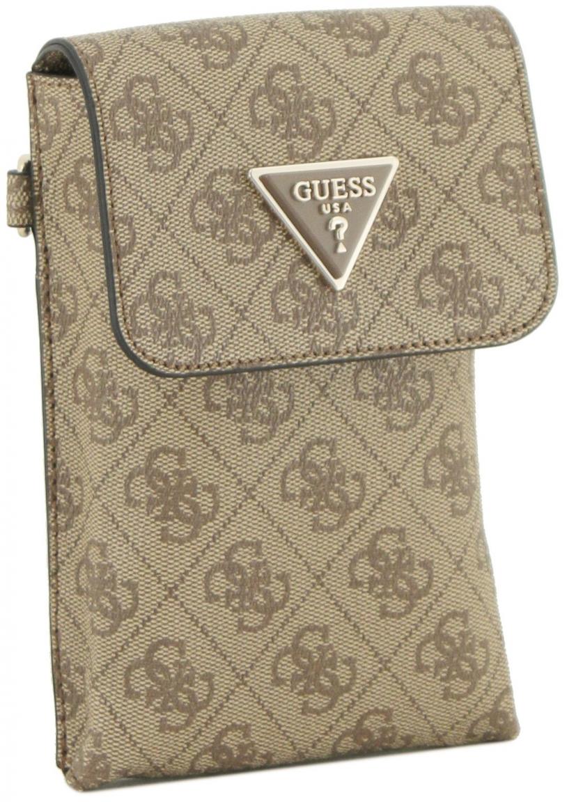 Guess Handytasche Latona Mini Phone Crossbody Latte Logo Etui 