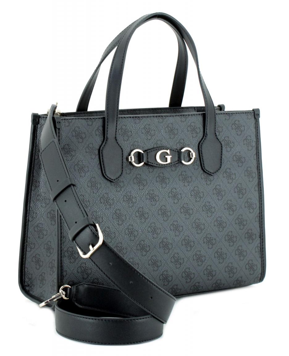 Guess Henkeltasche Izzy Coal Logo Alloverprint