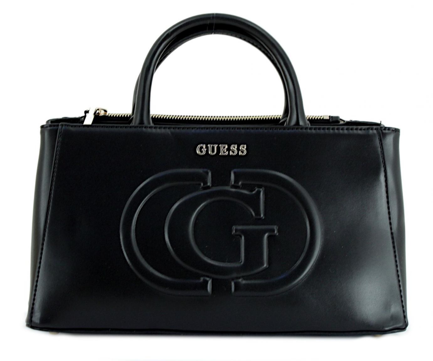 Guess Satchel Eco Mietta Black nachhaltig