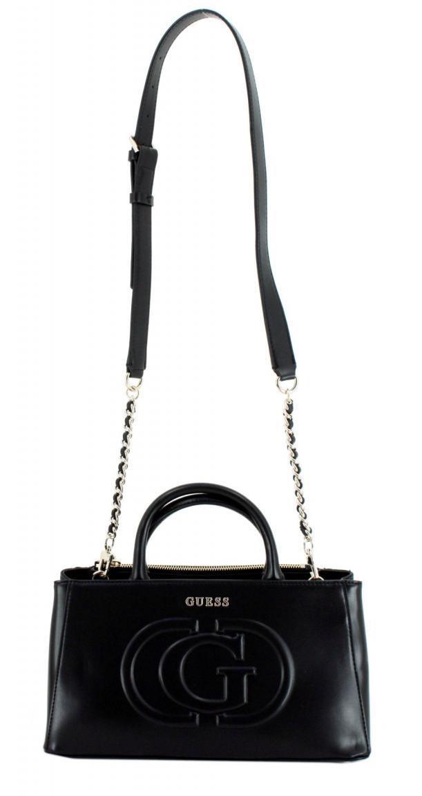 Guess Satchel Eco Mietta Black nachhaltig