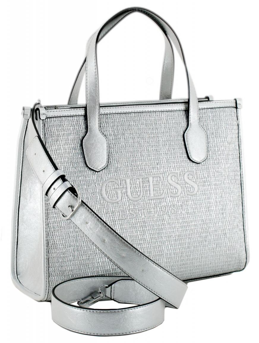 Guess Silvana Kurzhenkeltasche Silver Crossover Fashion