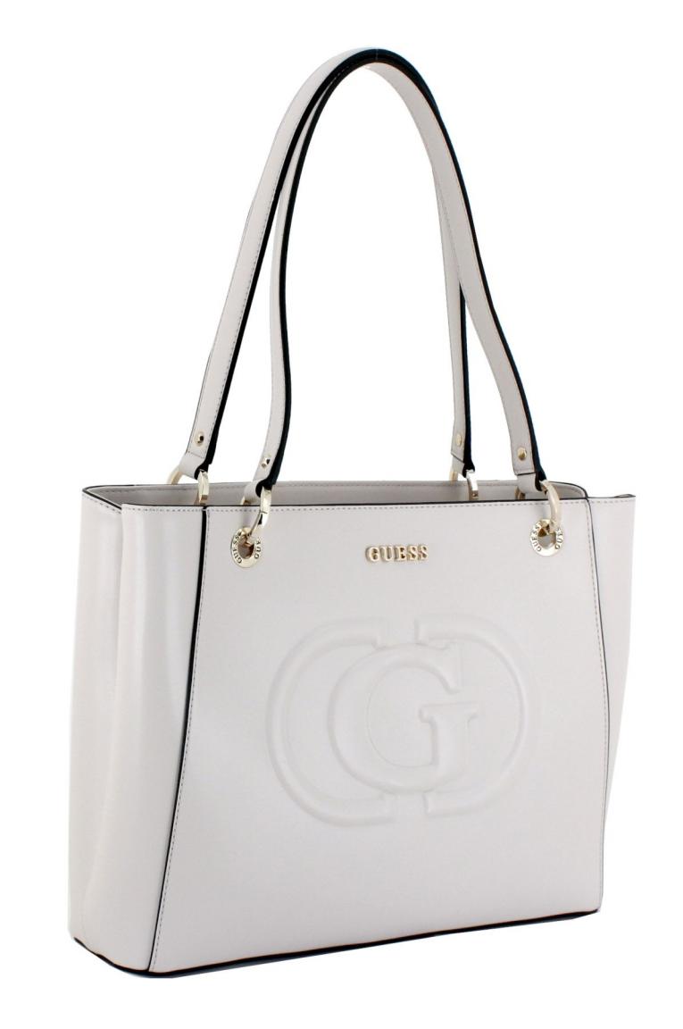 Guess Tote Bag Eco Mietta Stone Zartrosa Markenstatement