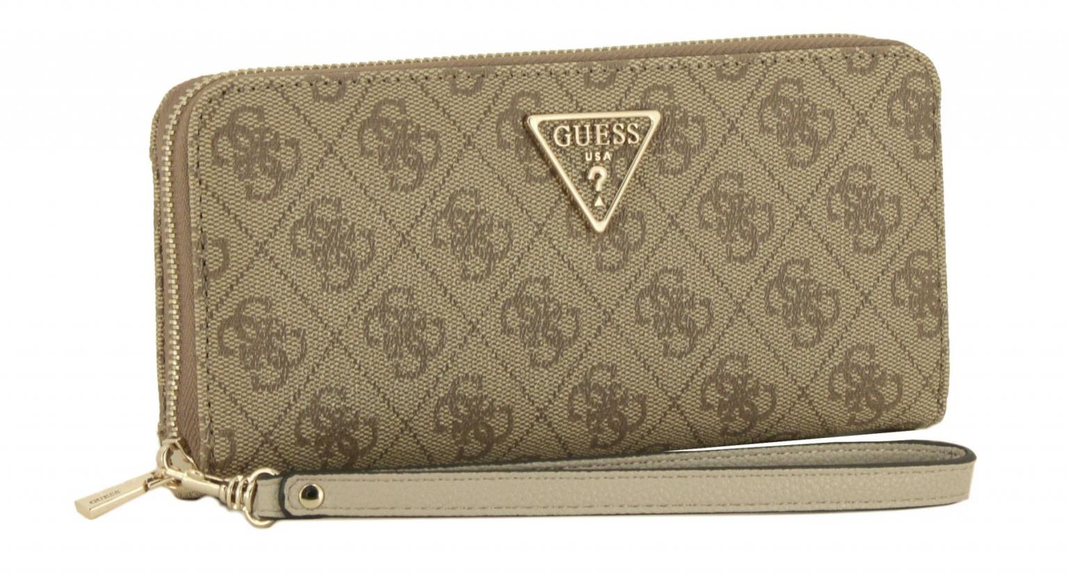 Guess Wallet Laurel SLG Latte Logo Beige