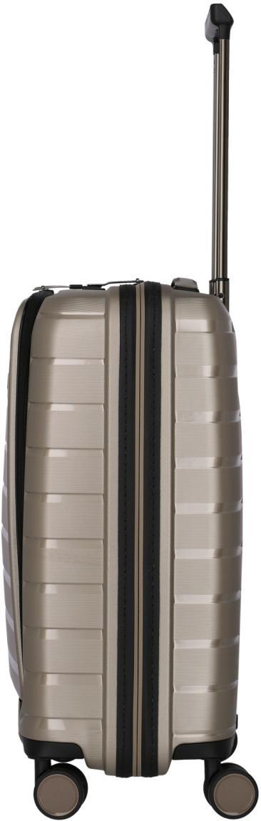 Handgepäckkoffer Laptop Champagner Travelite 55cm Air Base 4w S fro-po