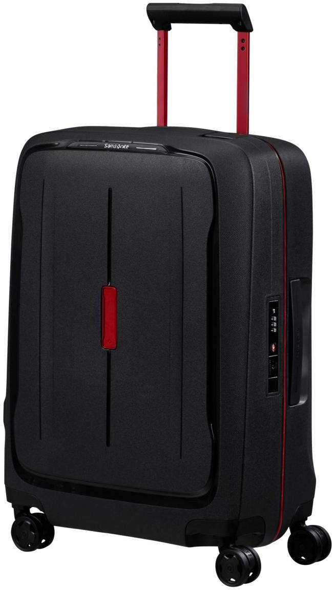 Handgepäckkoffer schwarz rot Samsonite Essens Spinner S 55cm