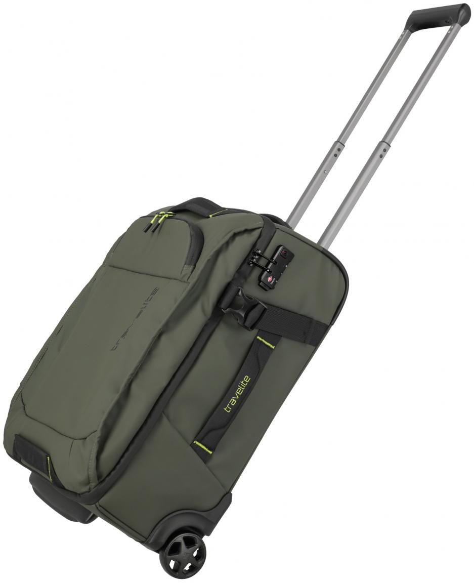 Handgepäcktrolley olivgrün Travelite Briize Rollenreisetasche S 55cm Khaki