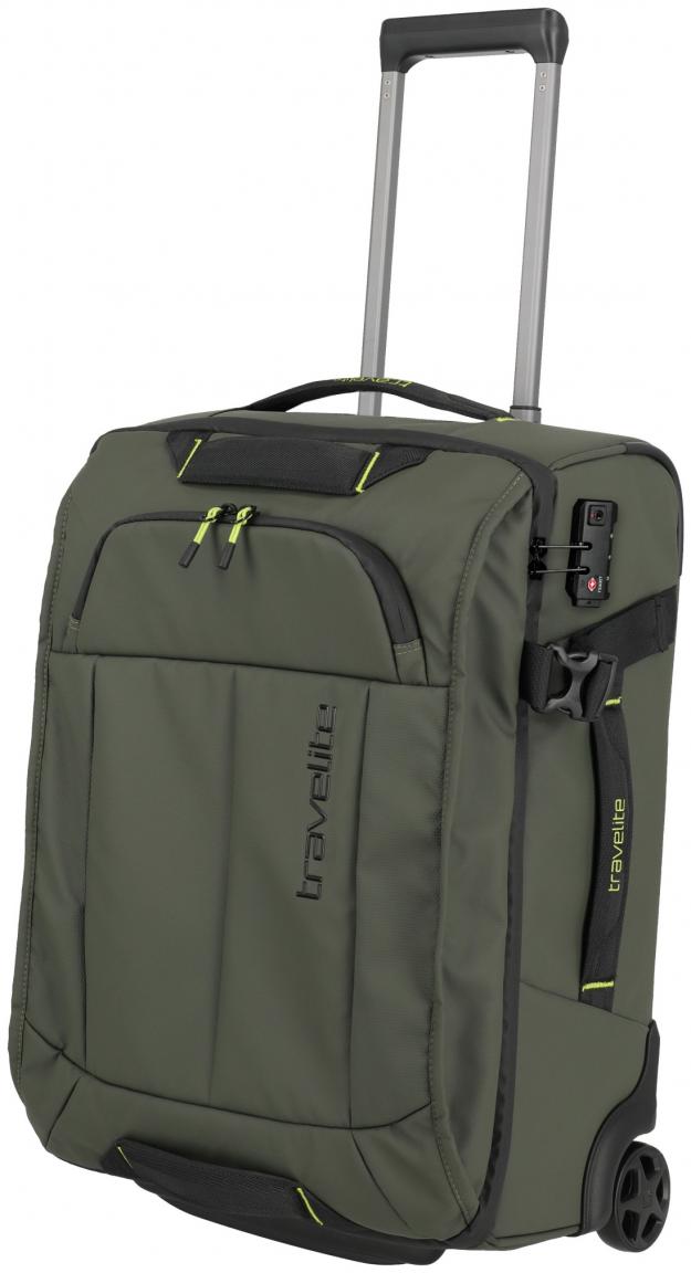 Handgepäcktrolley olivgrün Travelite Briize Rollenreisetasche S 55cm Khaki