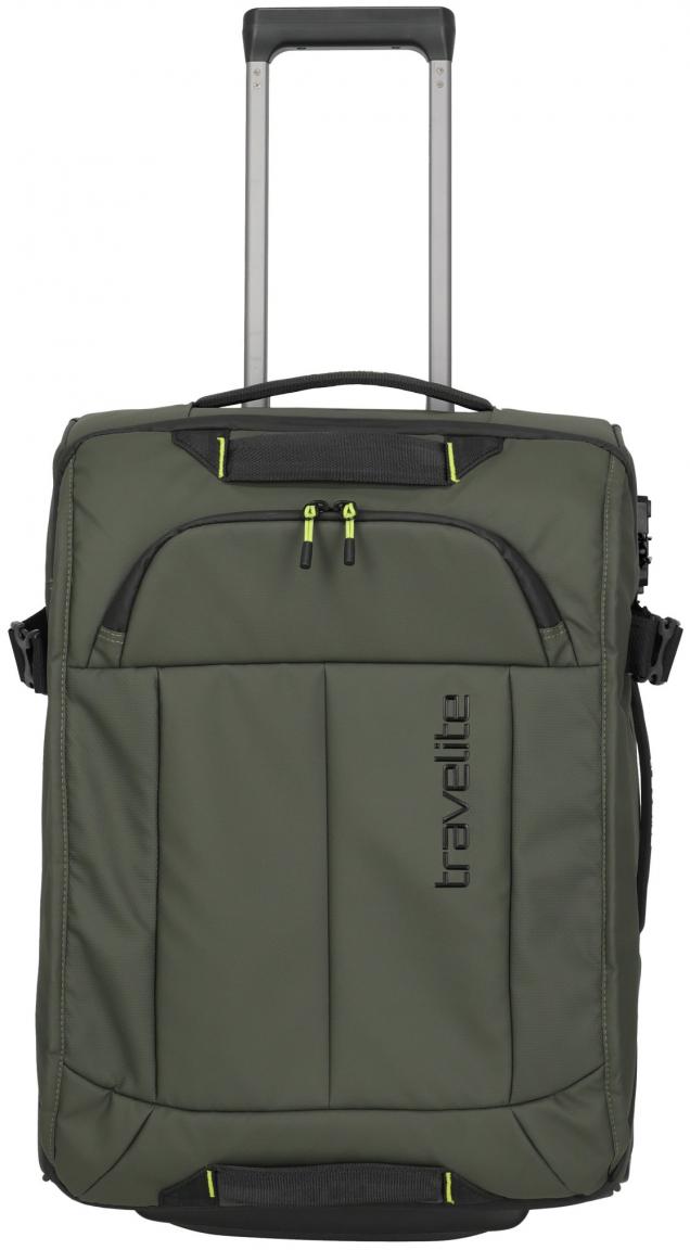 Handgepäcktrolley olivgrün Travelite Briize Rollenreisetasche S 55cm Khaki