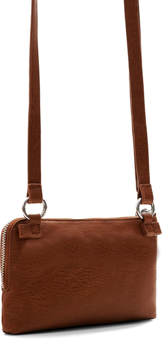 Handybag Desigual Half Logo 24 Lisa Cuero West Cognac