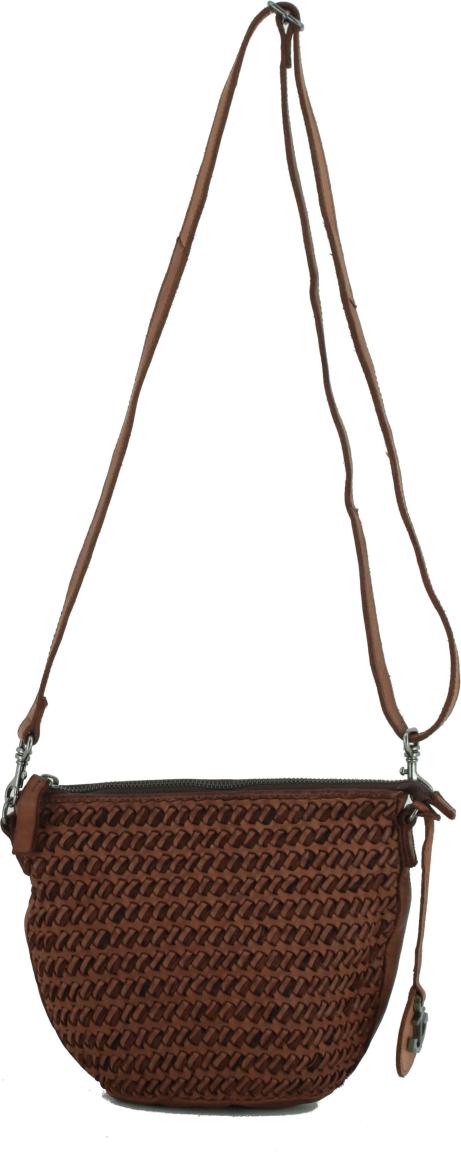 Harbour 2nc Soft Weaving Hailey Cognac Crossbody Bag braun