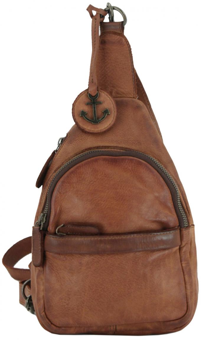 Harbour 2nd Bodybag Solomon Style Up Cognac Ein-Schulter-Rucksack