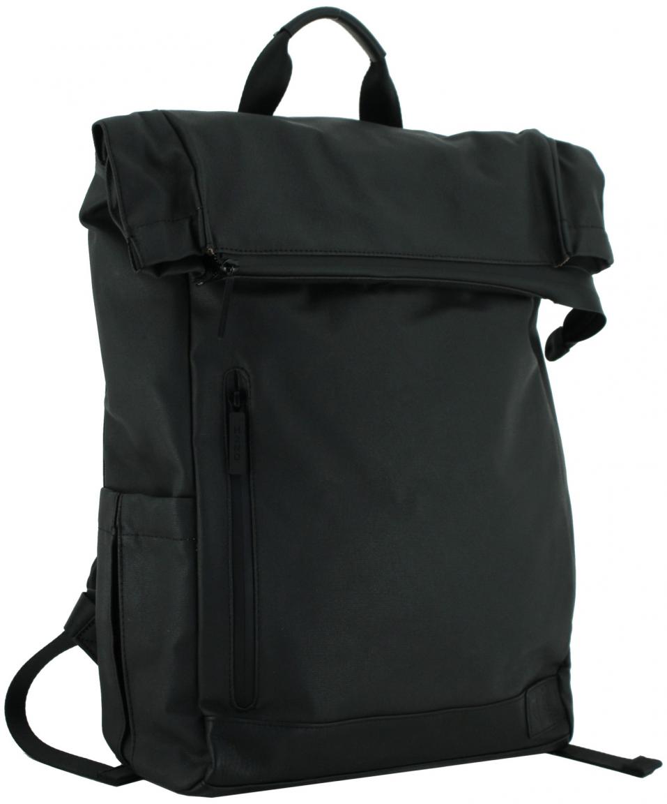 Harbour 2nd Rucksack Berlin schwarz Canvas Leder City Lights