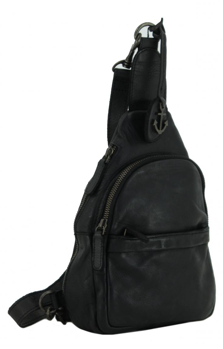 Harbour 2nd Slingbag Solomon schwarz Urban Poets Dark Ash