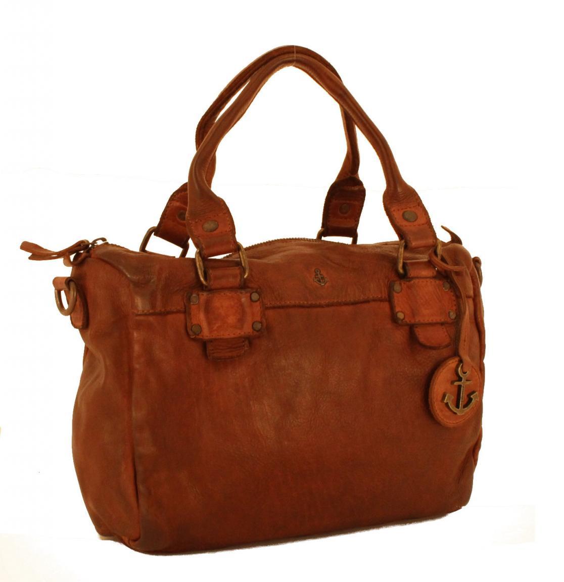 Harbour2nd Bowlingtasche al-Lale Anker Vintage Cognac Braun