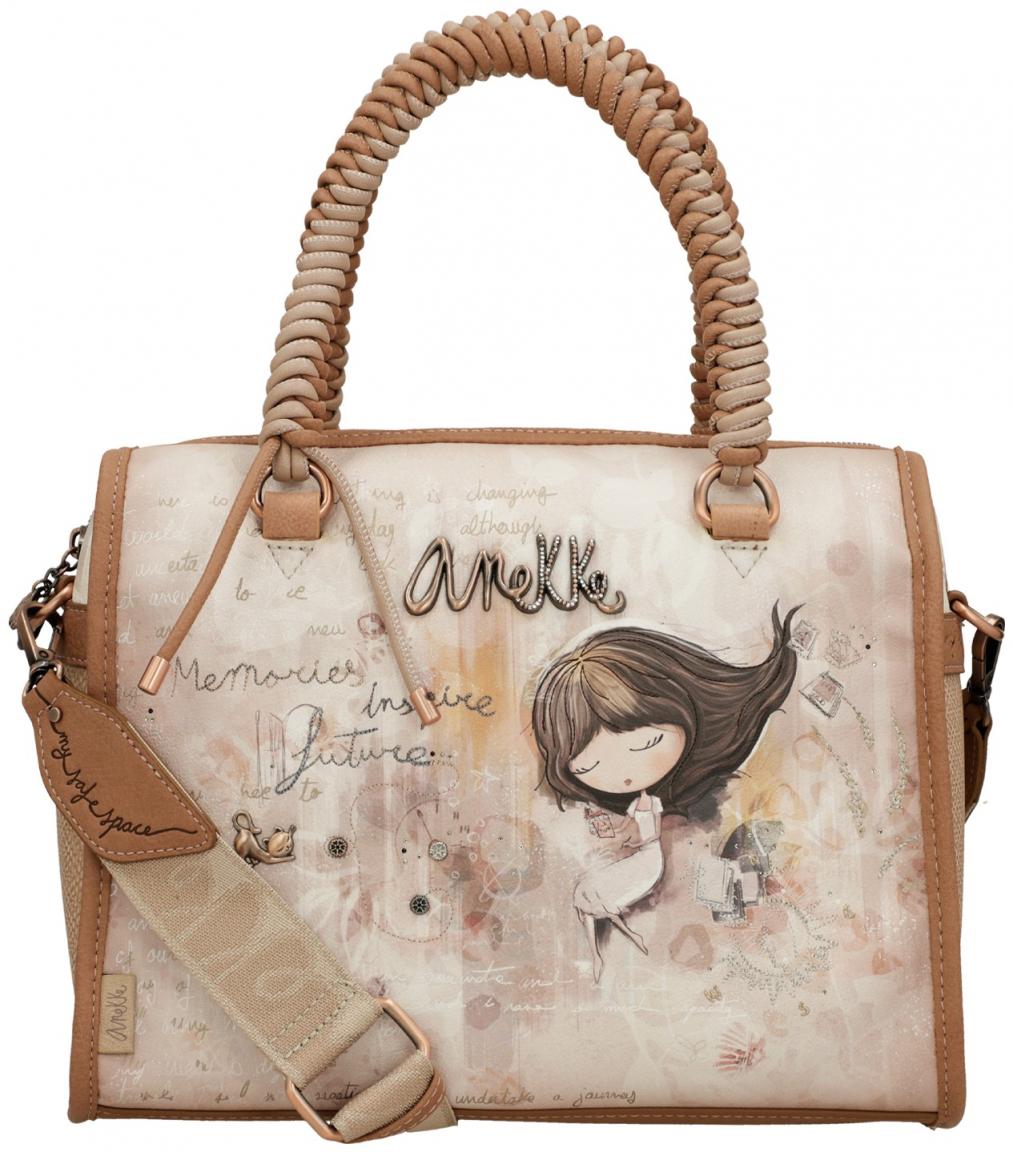 Henkeltasche Anekke Memories Beige Print