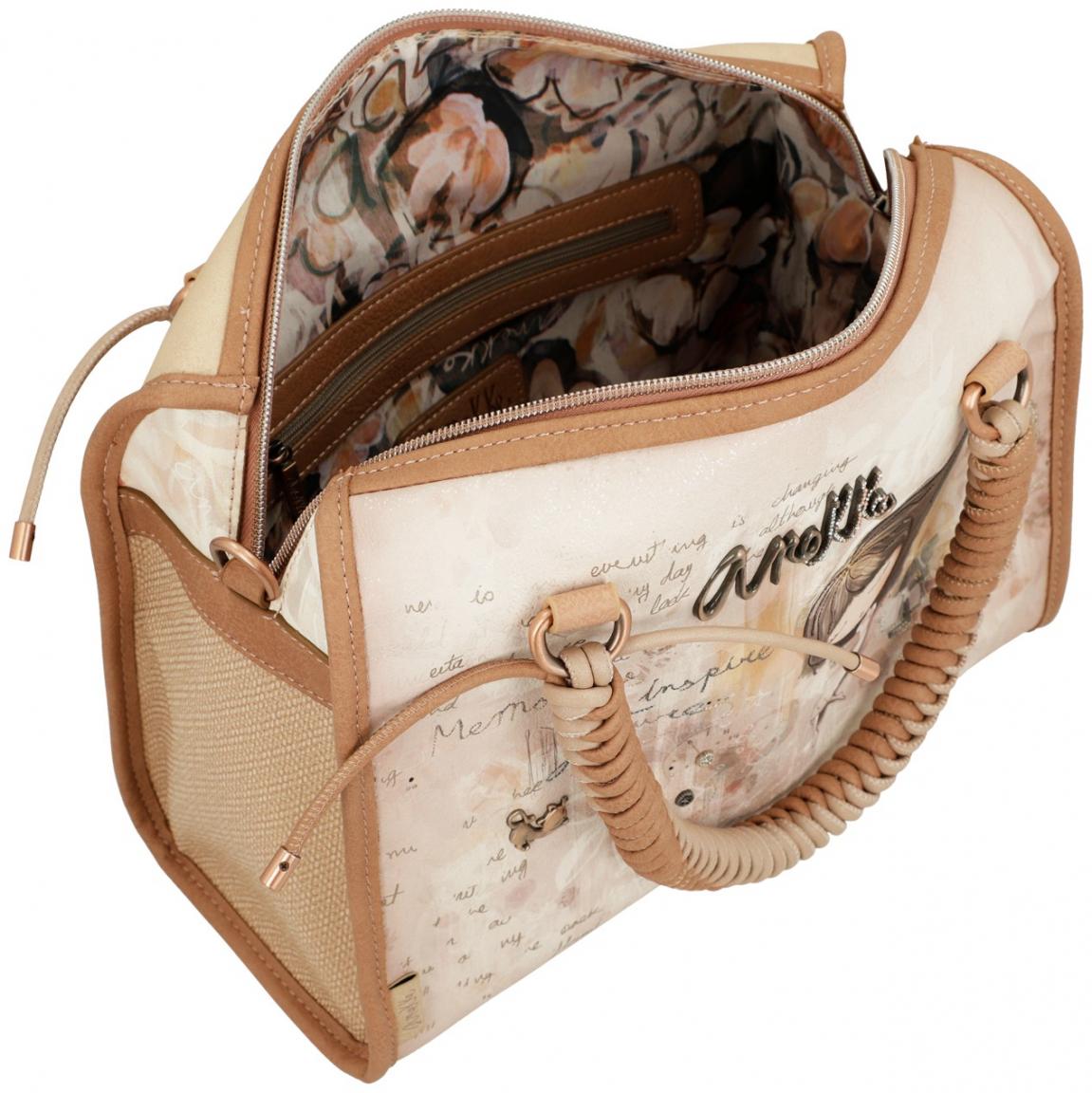 Henkeltasche Anekke Memories Beige Print