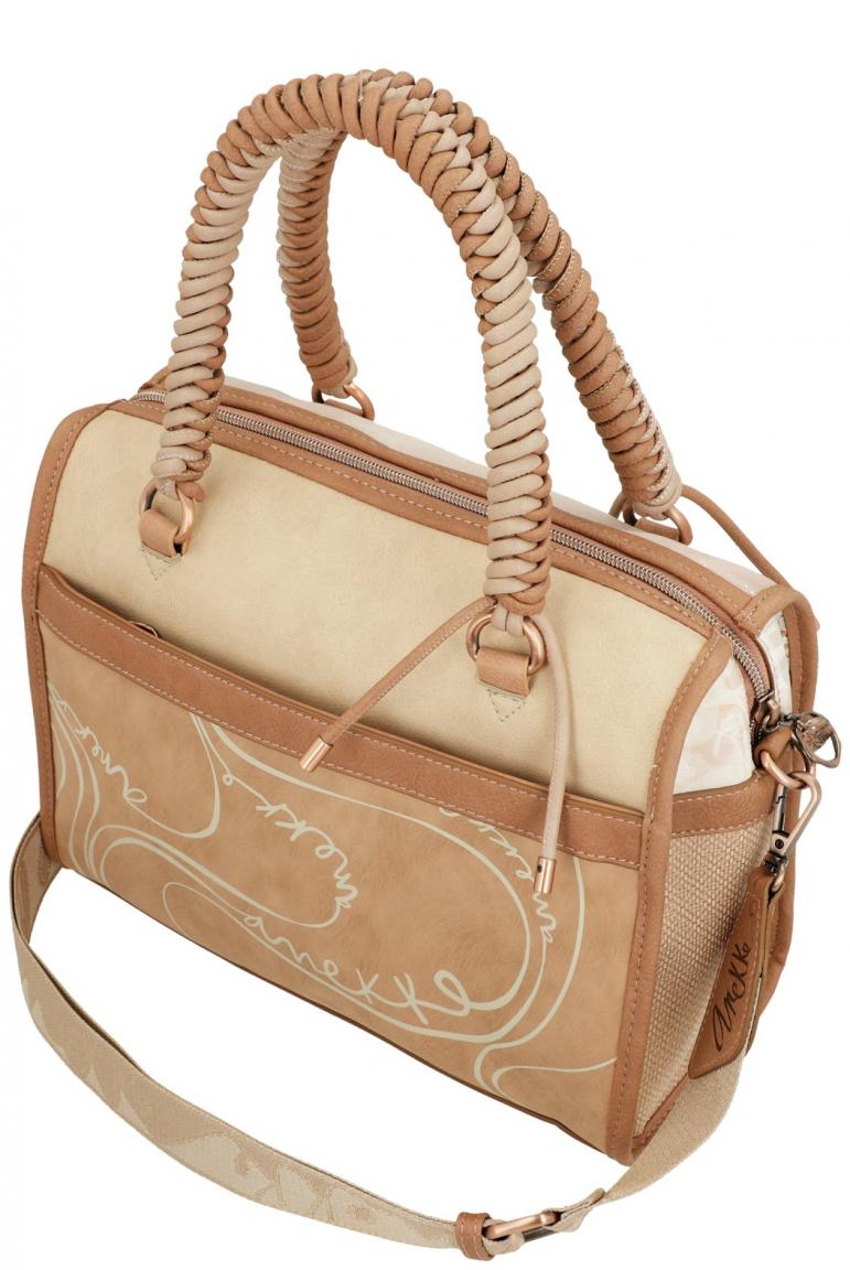 Henkeltasche Anekke Memories Beige Print