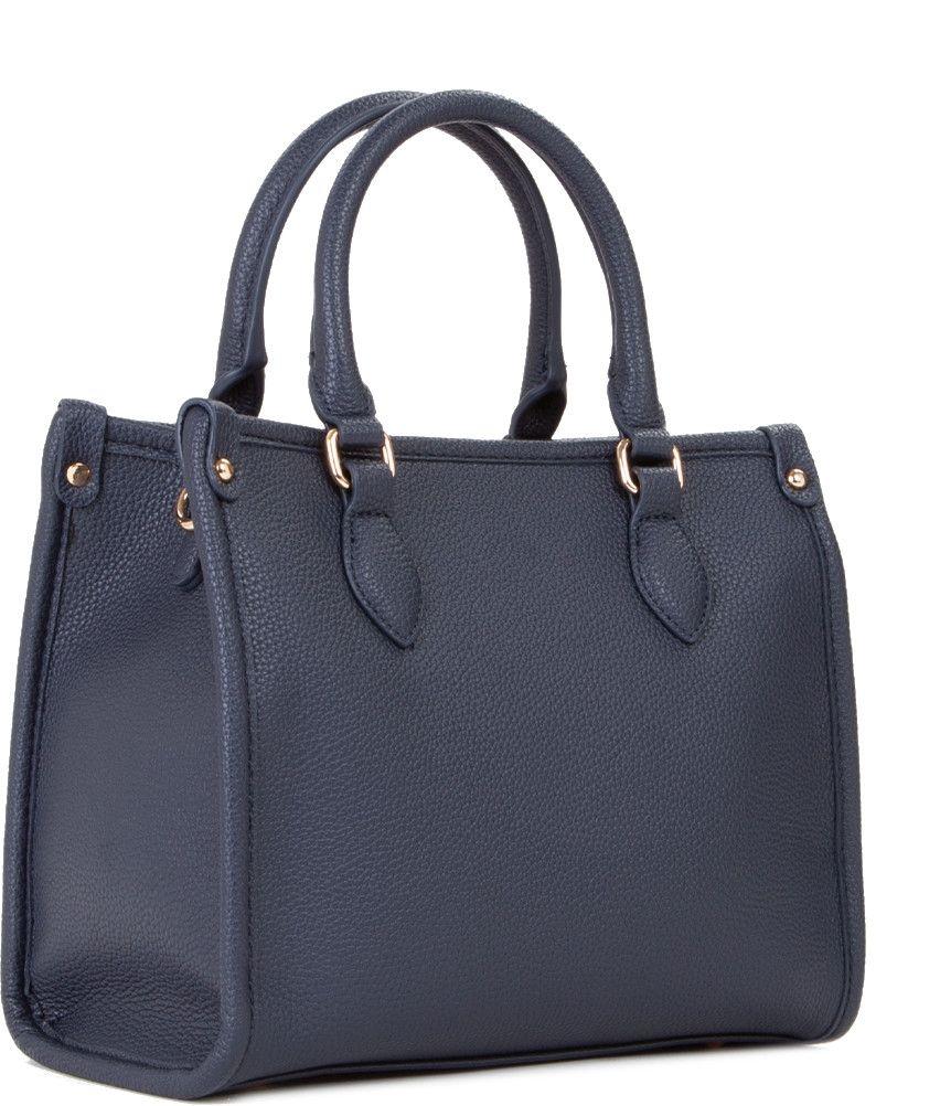 Henkeltasche Small Valentino Rised RE Blu Dunkelblau