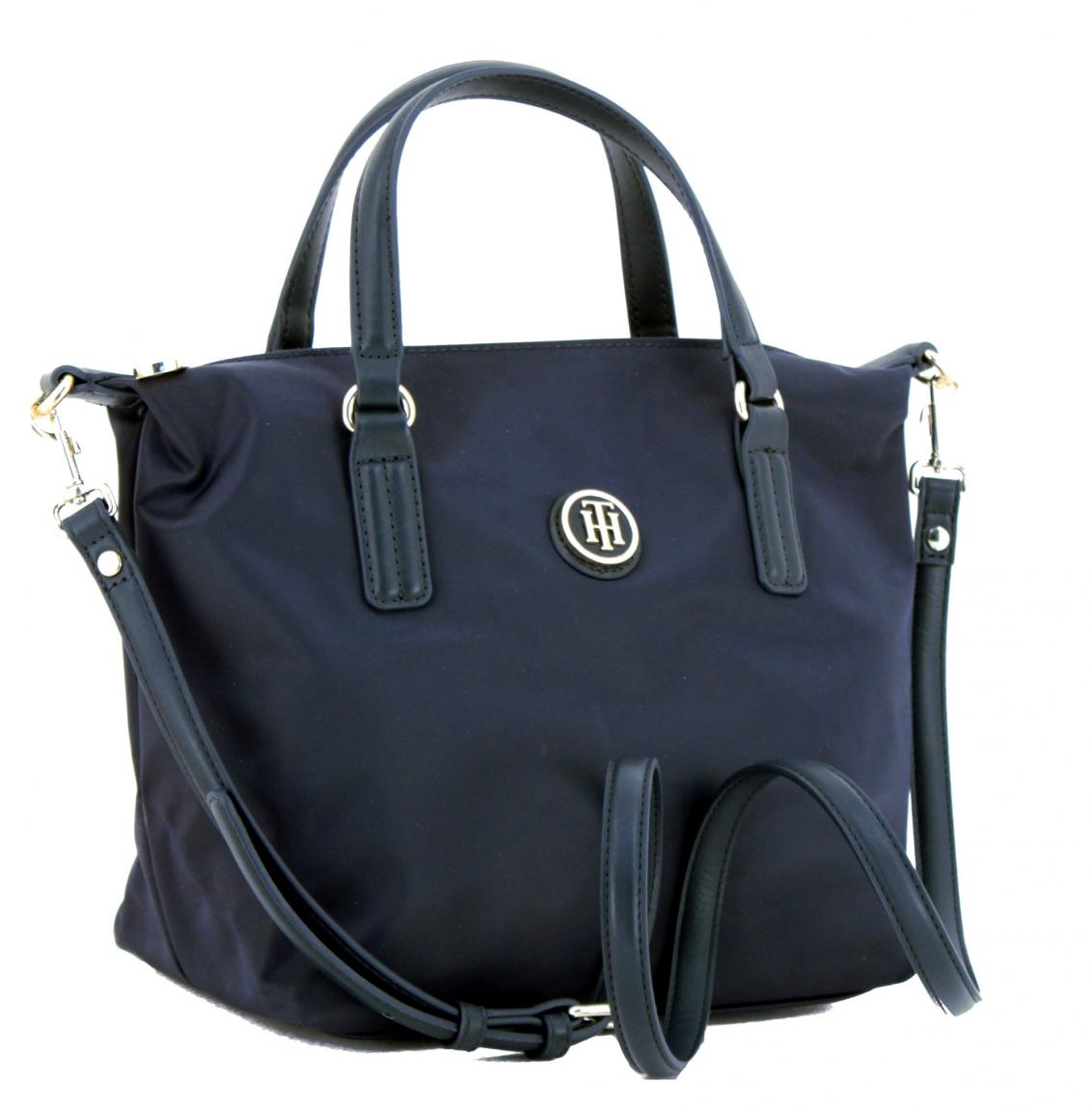 Henkeltasche Tommy Hilfiger Poppy Tote Navy Blau Nylon 4348