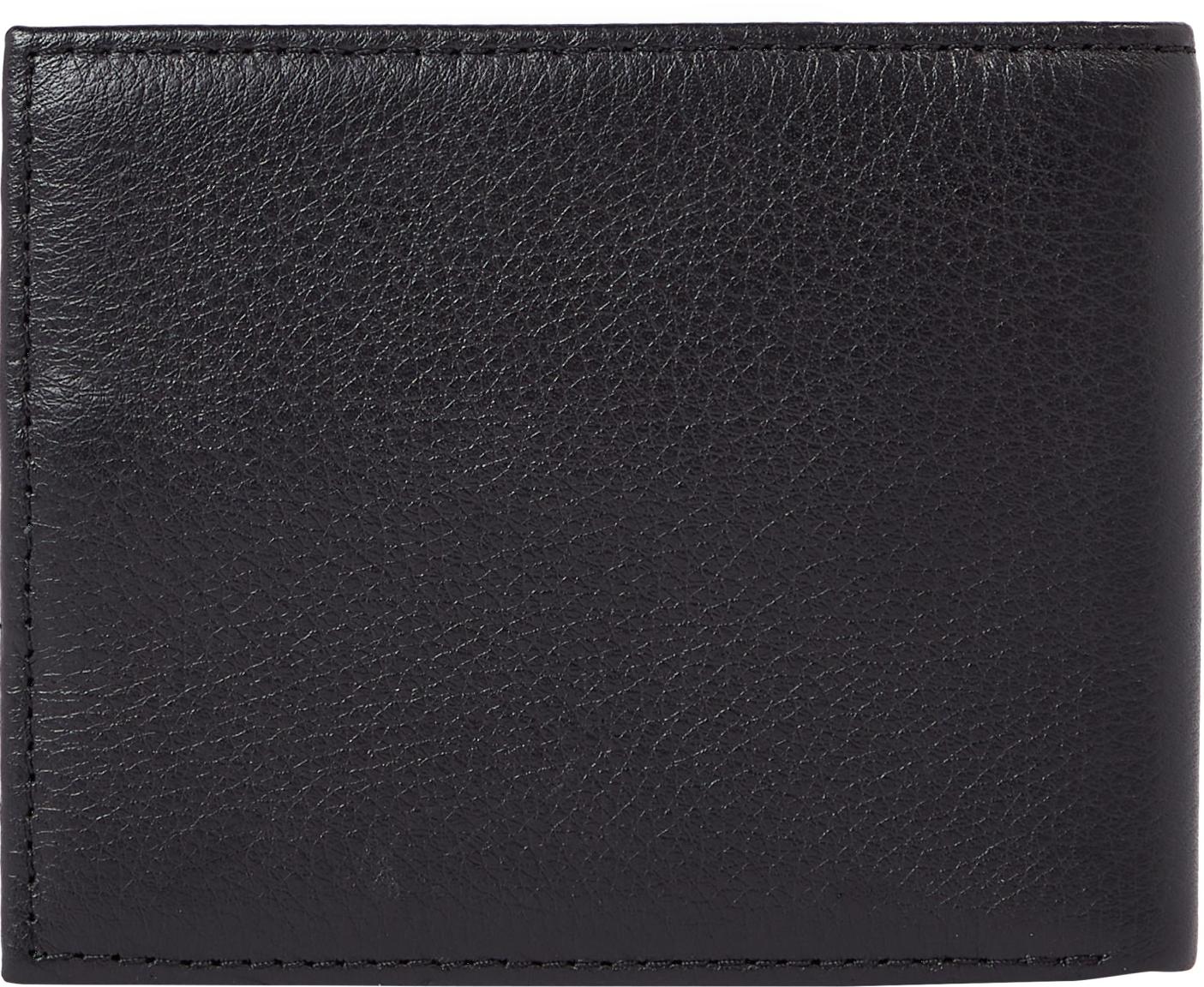 Herrenbörse schwarz Leder Tommy Hilfiger Mini Wallet