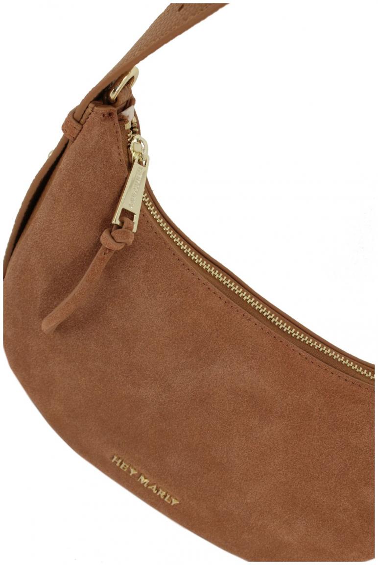 Hey Marly kleine Handtasche Liefetime Sister beige Velours S