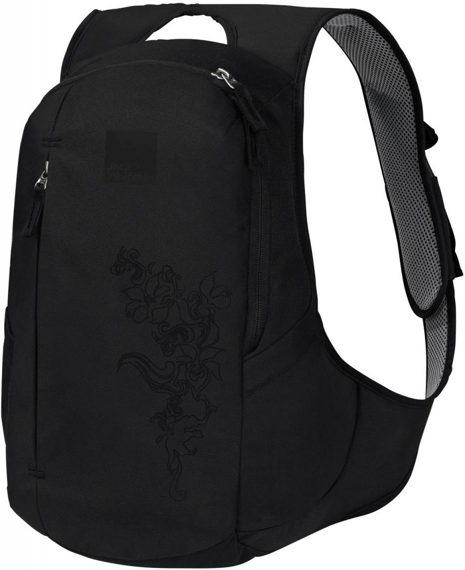 Jack Wolfskin Daypack Ancona 14 Black florale Stickerei