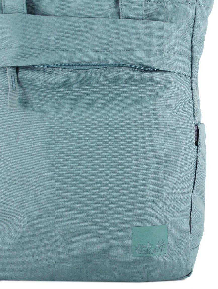 Jack Wolfskin Piccadilly Teal Grey 2in1 Shopper Sustainable