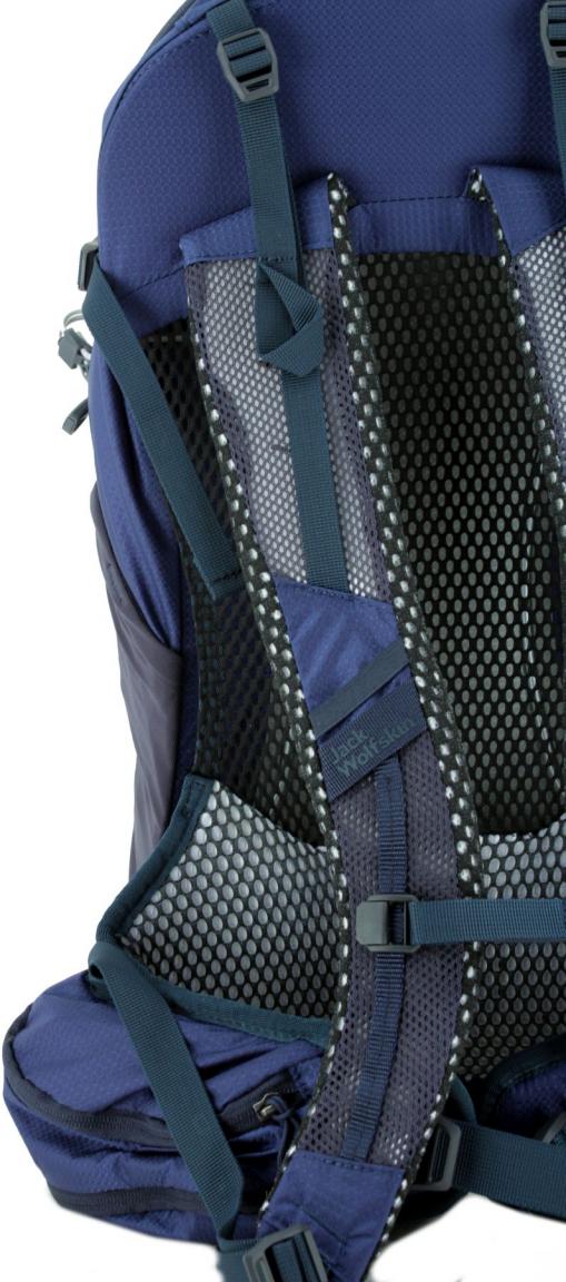 Jack Wolfskin Wanderrucksack Crosstrail 22 LT dark Sea bluesign 